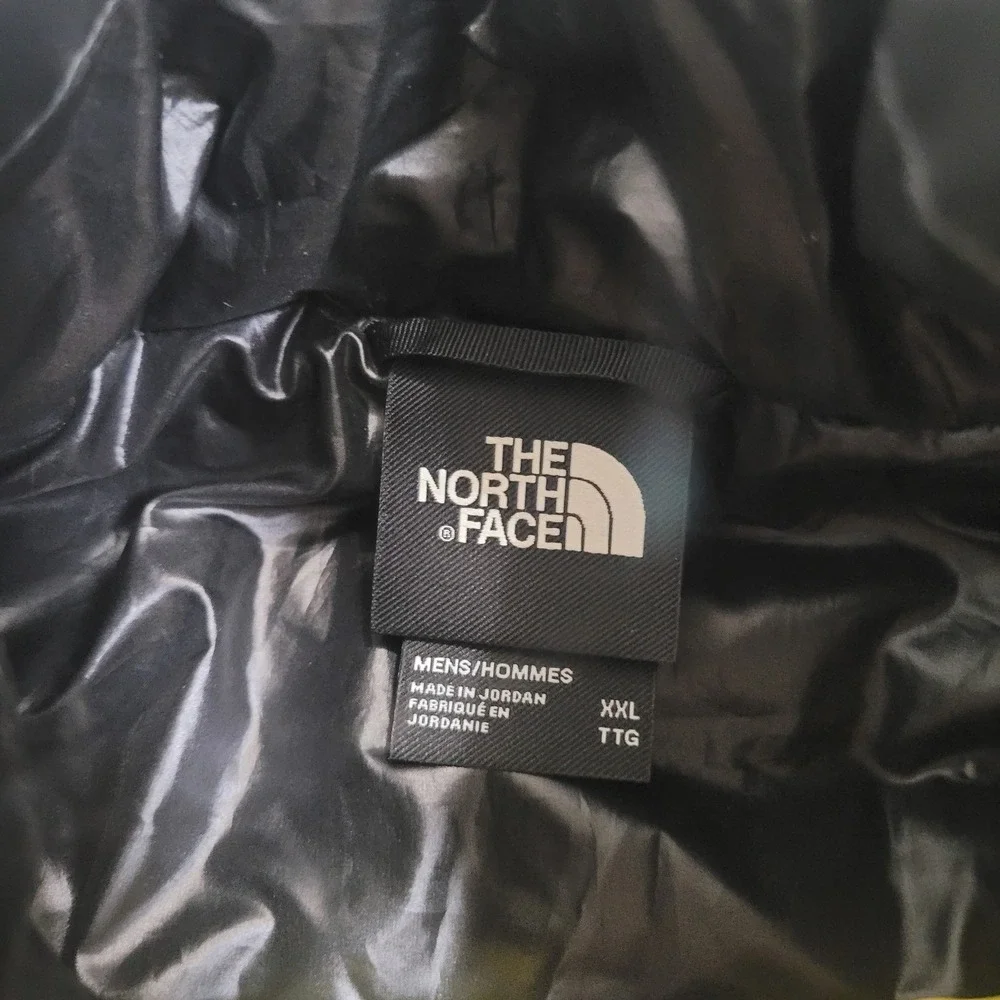 The North Face XXL ThermoBall Puffer Jacket Mens Yellow Black Colorblock Zip